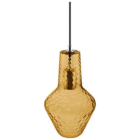 Lámpara de techo LEDVANCE Vintage Edition 1906 con cristal naranja Cover