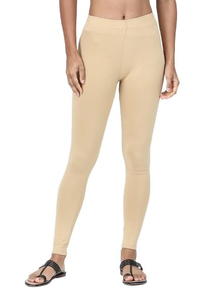 Image of Robinbosky Premium Stretchable Cotton Ankle Legging for Women | Suitable for Formal wear & Casual wear | High-End Elastic Makes The Leggings Squat Proof and Durable for Travel, Yoga, & Workout.