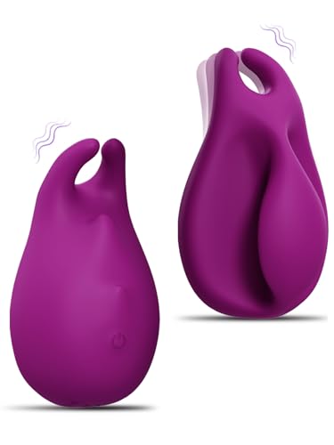 Finger Vibrator Adult Sex Toys for Women Palm Adult Sex Toys Vibrator with 10 Vibration Modes for Clitoral and Nipple Stimulation Rechargeable Discreet Bullet Vibrator for Couples and Solo Play