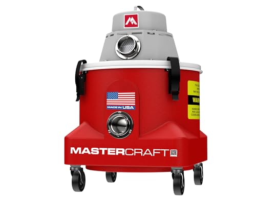 Mastercraft Enviromaster Critical HEPA Dry Vacuum 5 Gallon | 94 CFM 84" Waterlift | Mold Remediation, Lead & Asbestos Abatement, Restoration | 1.3 HP Commercial Grade