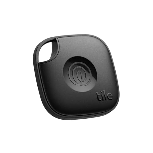 Tile by Life360 Mate Bluetooth Tracker, 1-Pack (Black)