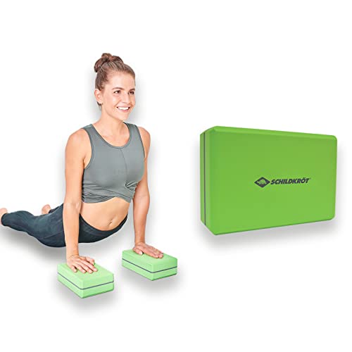 Sköldpadda unisex – vuxen yoga, pilatesblock, yoga klott, meditation, stretchhjälp, mer praktiskt och mjukt hårt skum, grön, 960130, en storlek