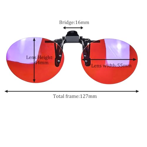 Clip on For Eyeglasses Blue Light Blocking Clips Orange Lenses Driving Clips Polarized Sunglasses Clip on2