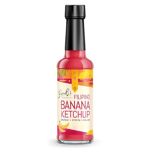 Banana Ketchup from RoniB’s Kitchen 150ml - Filipino Style, Award-Winning, Vegan, Sweet and Tangy Ketchup Made with Ripe Bananas and Tomatoes
