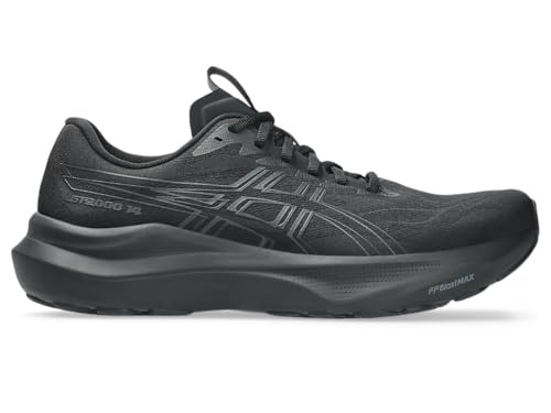 ASICS Gt-2000 14, sportskor för män, grafitgrå, svart, 46,5 EU, Grafitgrå, svart, 46.5 EU
