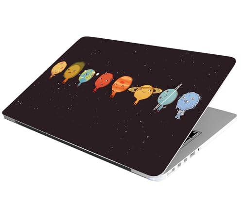ANCIARY Laptop Skin Stickers HD Quality Sticker for Laptops Upto 15.6" (Dustproof|Waterproof|Scratchproof|Reusable) - Planet