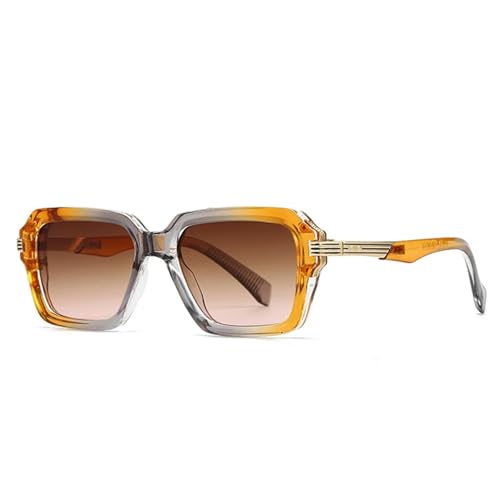 Lunettes de soleil bicolores pour hommes et femmes à la recherche d'un look rétro