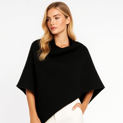 Winter Warm Shawl Wraps, 2025 New Wraps for Women with Loop Closure Knit Triangle Shawl4