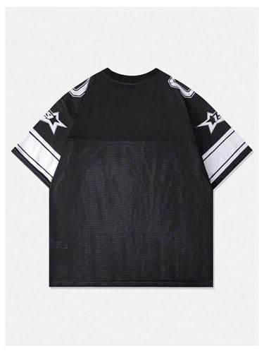 SOLY HUX Men's Graphic Jersey T-Shirts V Neck Racing Print Casual Tees Streetwear Summer Top Tshirt2