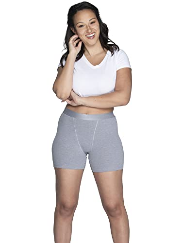 Best Moisture-Wicking Underwear for Ladies Over 50: Stay Cool, Dry, and Comfortable All Day 10 Fruit Of The Loom Womens 360° Stretch Underwear, High Performance For Effortless Comfort, Available In Plus Size Boxer Briefs, Cotton Blend - Boxer Brief - 4 Pack - Navy/Pink/Grey/White, 6 US