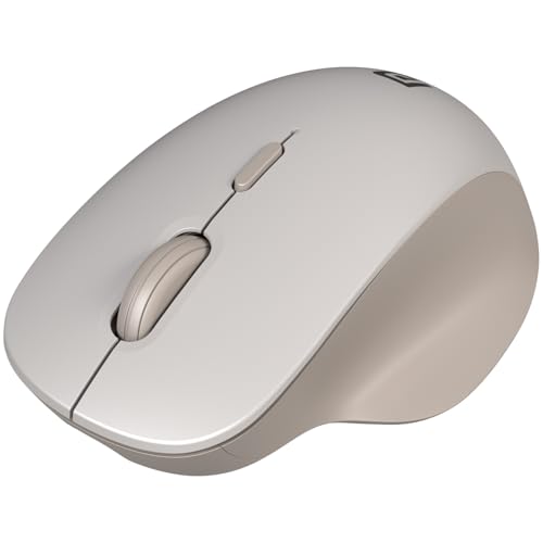 Image of Portronics ToadGo Wireless Rechargeable Bluetooth Mouse with Thumb Rest Support, (Bluetooth + 2.4 GHz) Connectivity, Rechargeable Battery, Adjustable Dpi, Noise-Free Clicking, Wide Compatibility