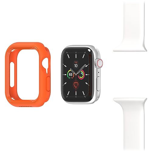 Image of OtterBox - Apple Watch Series SE /4 /5 /6, 44mm Exo Edge Bumper Case - Protective Case for Smartwatch, Sleek & Precision Fit (Bright Sun)