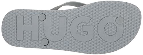 HUGO Big Logo Print Flip Flops4