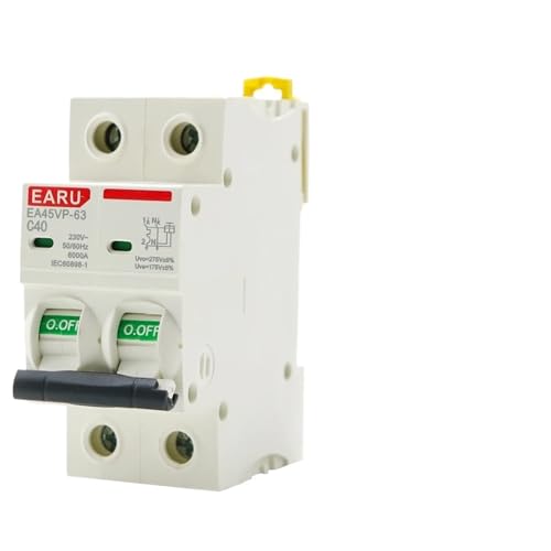 Disyuntor tipo C 1P+N protector de subtensión para cuadros de 16A