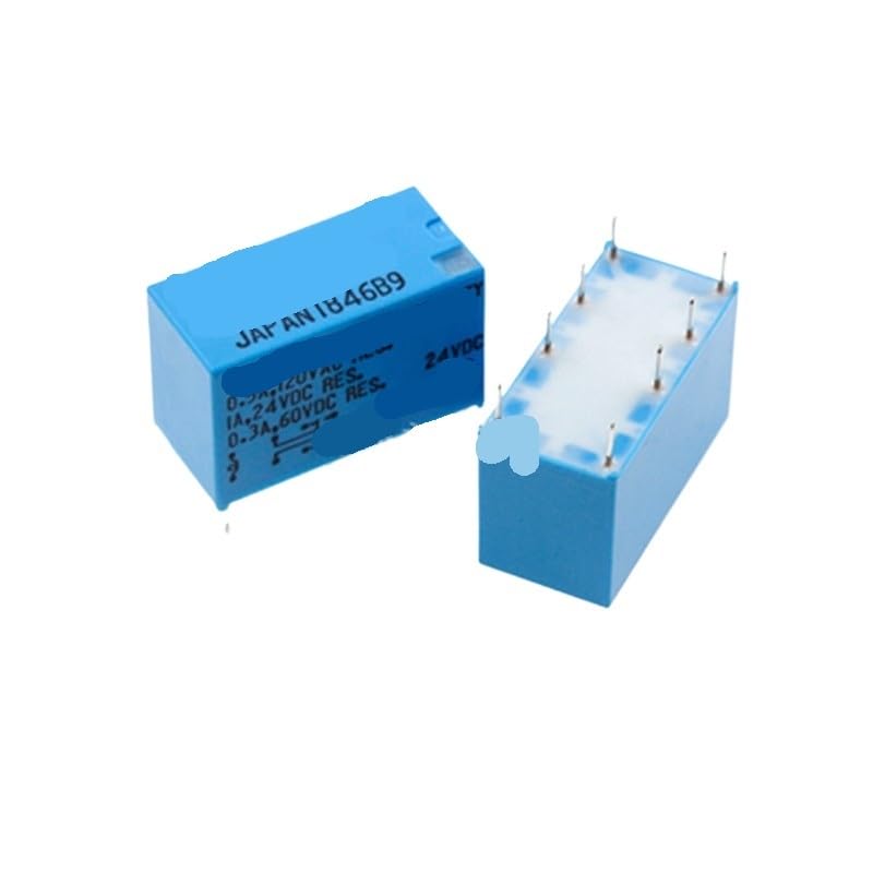 Relé de señal DPDT para reparar fallos de conexión circuito impreso con RY24W-K 8 pines 12V CC