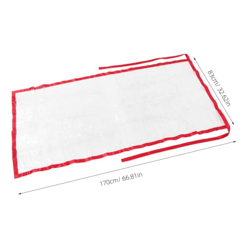 Capa roja de graduación 2026 ABOOFAN con bolsillo para dinero 3