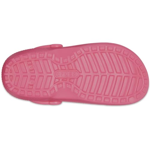 Image of Crocs Unisex Classic Lined Clog | Fuzzy Slippers, Hyper Pink, 10 US Men