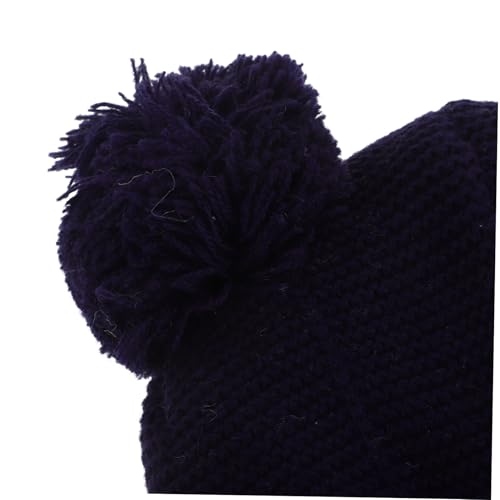 1set Boy Girl Winter Hat Gloves Set Boys and Girls Gloves for Cold Weather Knitted Warm Beanie Mitten3