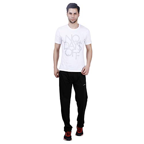 Image of Trackpants for Men - Regular Fit, Cotton Hoisery, Ultra Soft, Comfortable, Lightweight, Ziper Pockets, Front Zip, Back Pocket, Solid Mnimal