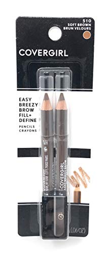 CoverGirl Brow and Eye Makers Pencil - Soft Brown (510) - 2 pk