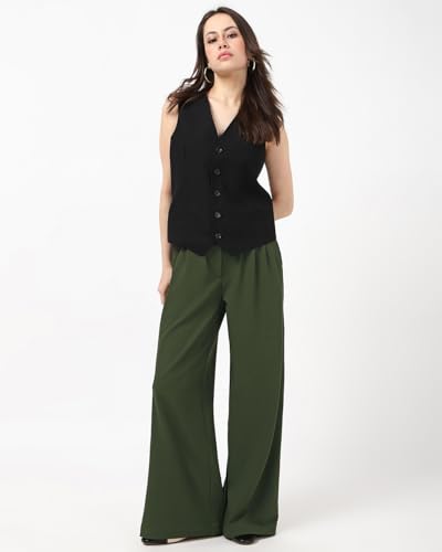 Image of Bewakoof Women's Regular Casual Pants