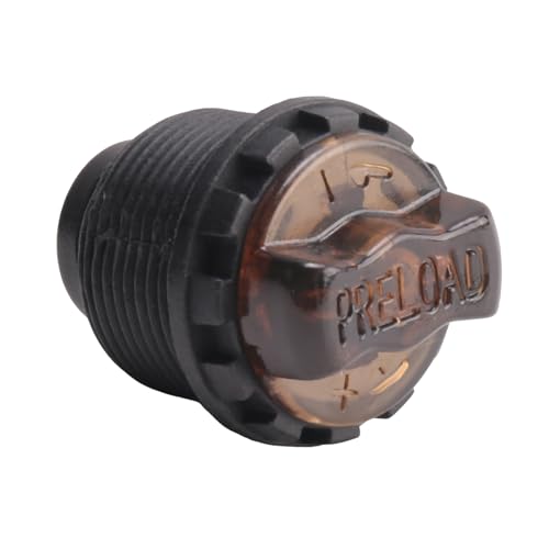 Srutueo Bike XCR XCM Front Fork Damping Rod Preload Adjustment Knob Adjustment Knob Accessories 25.4mm, black