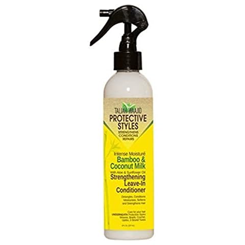 Taliah Waajid Protective Styles Bamboo and Coconut Milk Leave-in Conditioner Cover