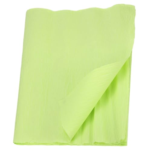 Image of MECCANIXITY Crepe Paper Roll 7.5ft Long 20 Inch Wide for Wedding Ceremony Various Large Festivals Decoration, Light Green