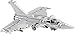 COBI Armed Forces Rafale C Fighter Aircraft, Silver
