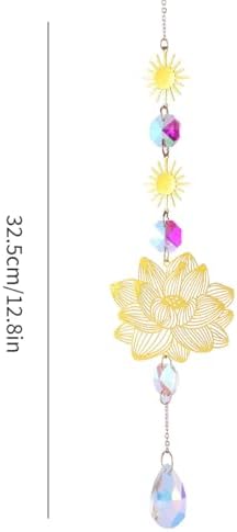 1Pcs Sunflower Diamond Art suncatchers Crystal Suncatcher, Maker Prism Sun Catchers Indoor Window Home Decor — view 5