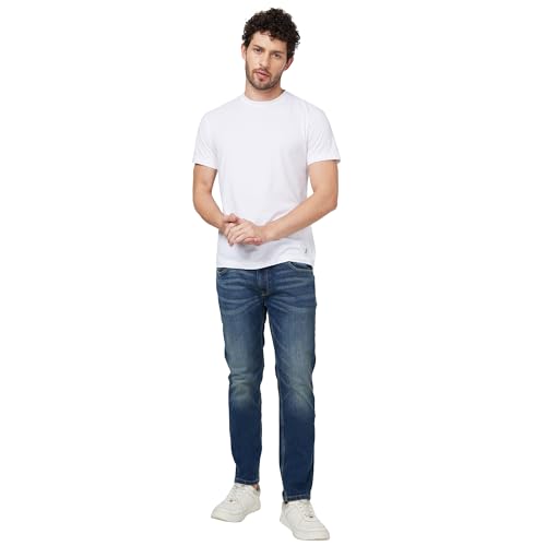 Image of Spykar Men's Rover Regular Fit Mid Rise Casual Jeans