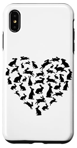 �n�[�g�`�̃E�T�M�̃V���G�b�g�o�j�[�A�j�}���A�[�g �X�}�z�P�[�X iPhone XS Max �p