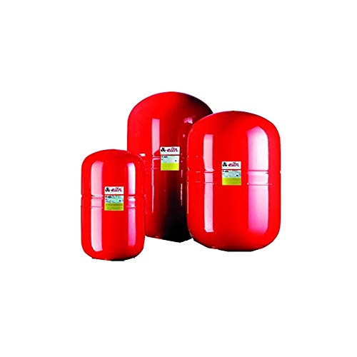 SERBATOIO CILINDRICO LT. 24 ROSSO AUTOCLAVE IMPIANTO RISCALDAMENTO ACQUA POMPE