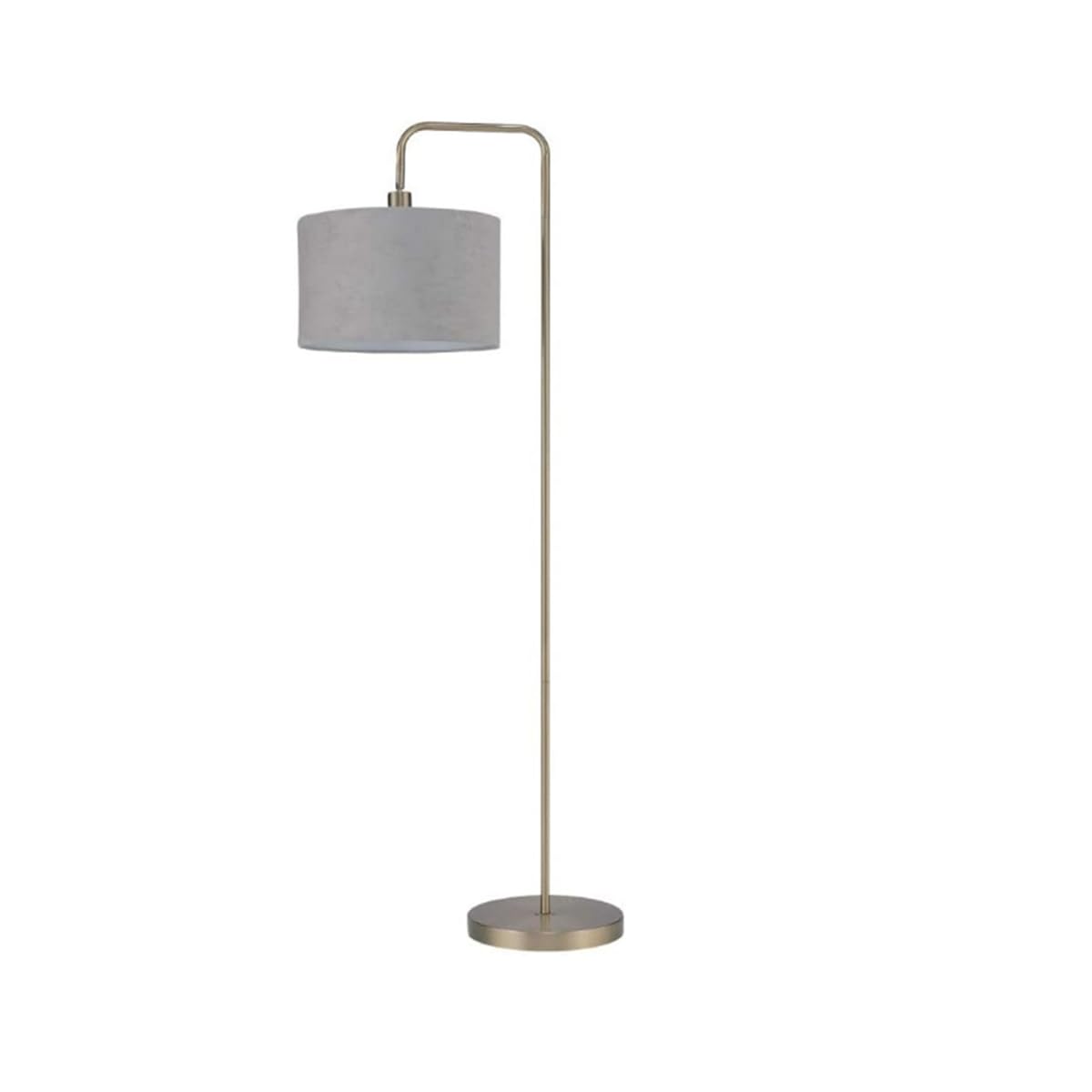 Occuwzz Floor Lamp, LED Straight Pole Floor Lamp with Pleated Lampshade, Standing Accent Light with Adjustable Hanging