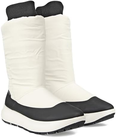 ECCO Women's SOLICE Arctic Waterproof Snow Boot, Black/Gravel Primaloft, 9-9.5 | Image 4