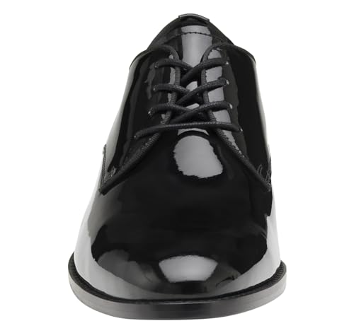 Johnston & Murphy Men's Gavney Plain Toe Black Patent Shoes4