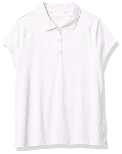 Image of The Children's Place Girls Short Sleeve Soft Jersey Knit Polo