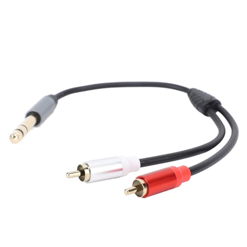 Cable de audio Vikye macho a macho 6.35mm Y splitter miniatura 1