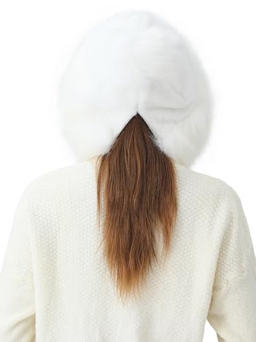 Gorro invierno con pompon y orejeras para mujer miniatura 6