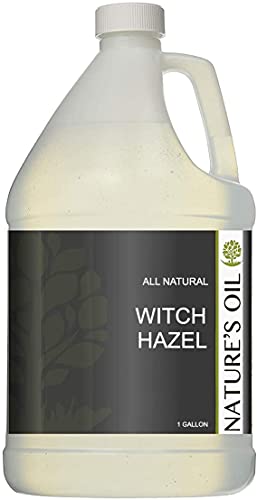 Nature's Oil Witch Hazel, 100% Natural, Fragrance Free (1 Gallon) 14% Alcohol