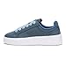 Lacoste Women's Carnaby Plat Sneaker, Navy/White, 8.5