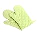 Faneli Rękawice kuchenne, odporne na wysokie temperatury rękawice kuchenne pogrubione odporne na wysokie temperatury rękawice garnkowe, rękawice do pieczenia, 1 para zielonych