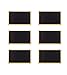 LeFix - Set di 6 adesivi per touchpad compatibile con Lenovo Thinkpad T410 T410s T410si T400s, T420 T420i T420s T420si, T430 T430i T430s, T510 T20 T530, W510 W520 W520 30.