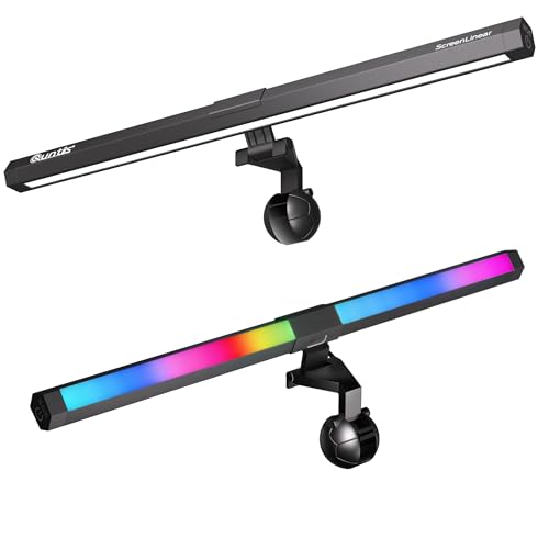 Recopilación de Iluminación de ambiente los 5 más buscados. 47 Quntis Lámpara para Monitor RGB, Luz LED 40cm con 15 Modo de Color, 3 Niveles de Brillo, Efecto de Iluminación para Juegos, Ambiente LED para Escritorio,USB, Ideal para Setup...