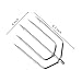 Yatrouys Fishing Harpoon 3-Prong 5-Prong Stainless Steel Fishing Gig Gaff Hook with 8mm Screw (5 Prong)