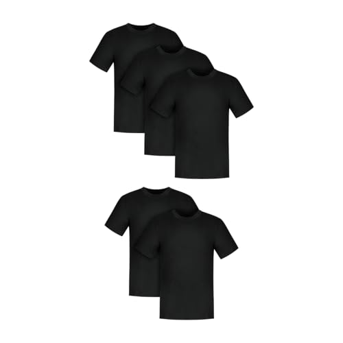 Image of Hanes Men's Undershirt T-Shirts Pack, 5-Pack, Classic T Shirts for Men, Cotton Crewneck Tees, Wicking Clothing