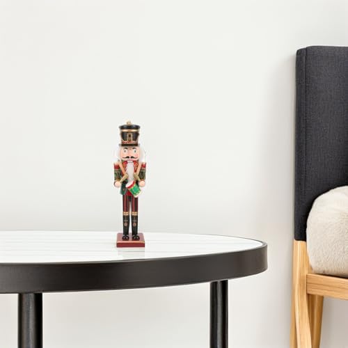 Casse-Noisette de Noël en Bois 30 CM Décoration Bureau Statue Maison - 5