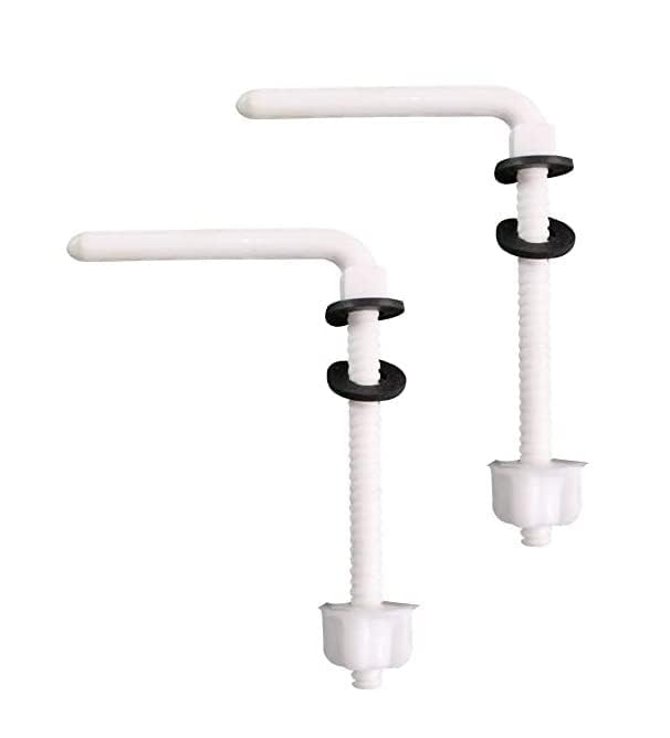 Heavy PVC Seat Cover Screw Hinges L Type for European Toilet Seat Covers DIY Repair Kit Spare Part Accessories for Western Toilet Seat Covers (PVC, White, 1 Pair) (B0D17XWD11) Amazon Price History, Amazon Price Tracker