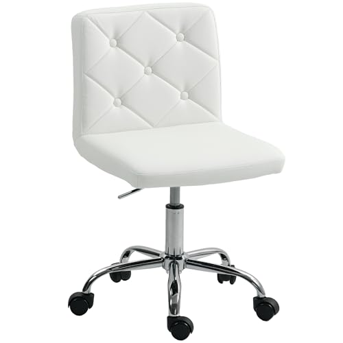 COMFORT GARANTITO: Rivestita in pelle PU antiusura, facile da pulire. la nostra sedia da scrivania offre un'accogliente imbottitura in schiuma ad alta densità per un comfort impareggiabile anche durante lunghe ore di studio e lavoro