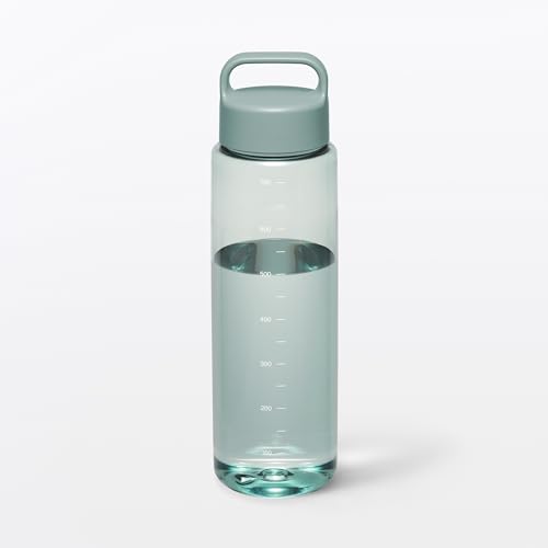 無印良品 持ち運びやすい 目盛り付き ドリンクボトル スモーキーグリーン 約700mL 23112635